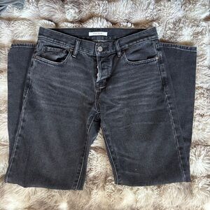 PacSun Women's Black Straight Leg Low-Rise Jeans